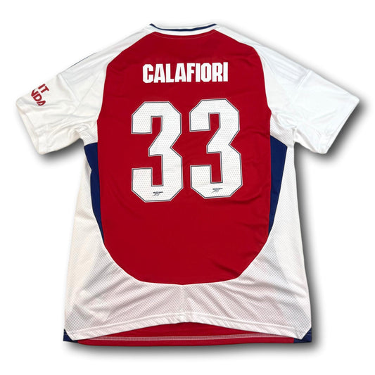 Arsenal FC - 2024-25 - Home - L - adidas - Calafiori #33
