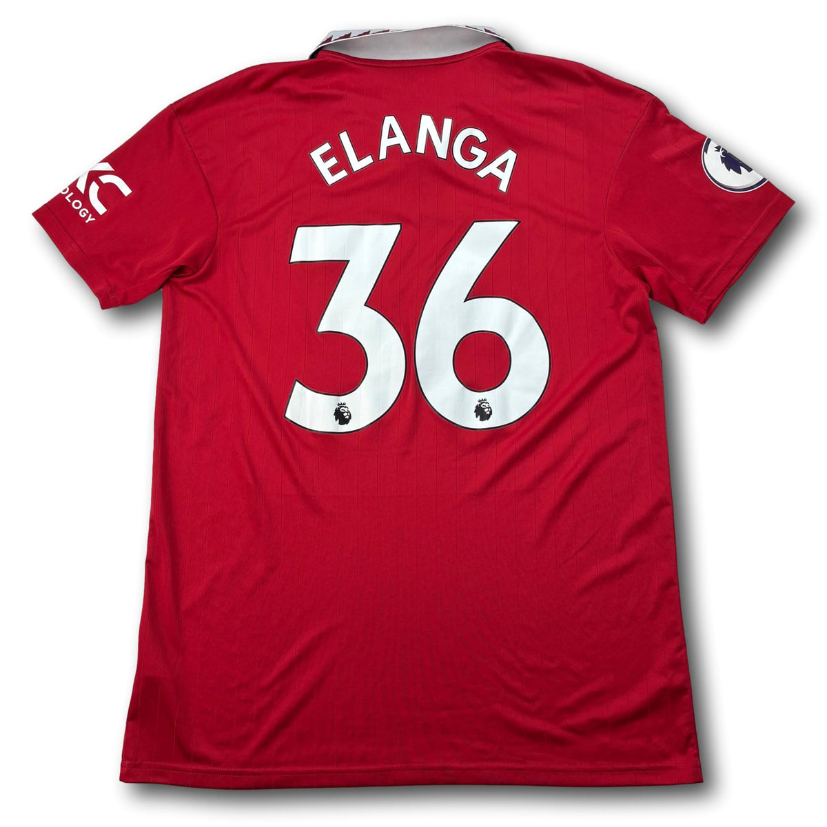 Manchester United - 2022-23 - Home - L - adidas - Elanga #36