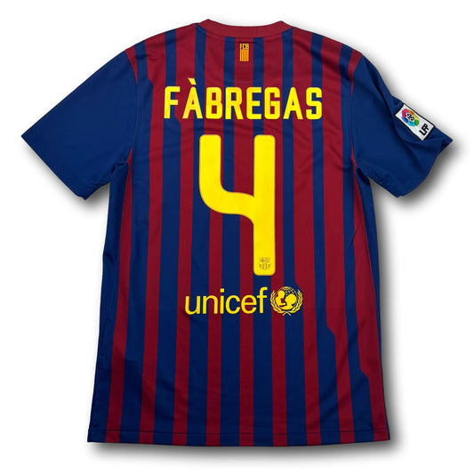 FC Barcelone - 2011-12 - Domicile - S - Nike - Fàbregas #4