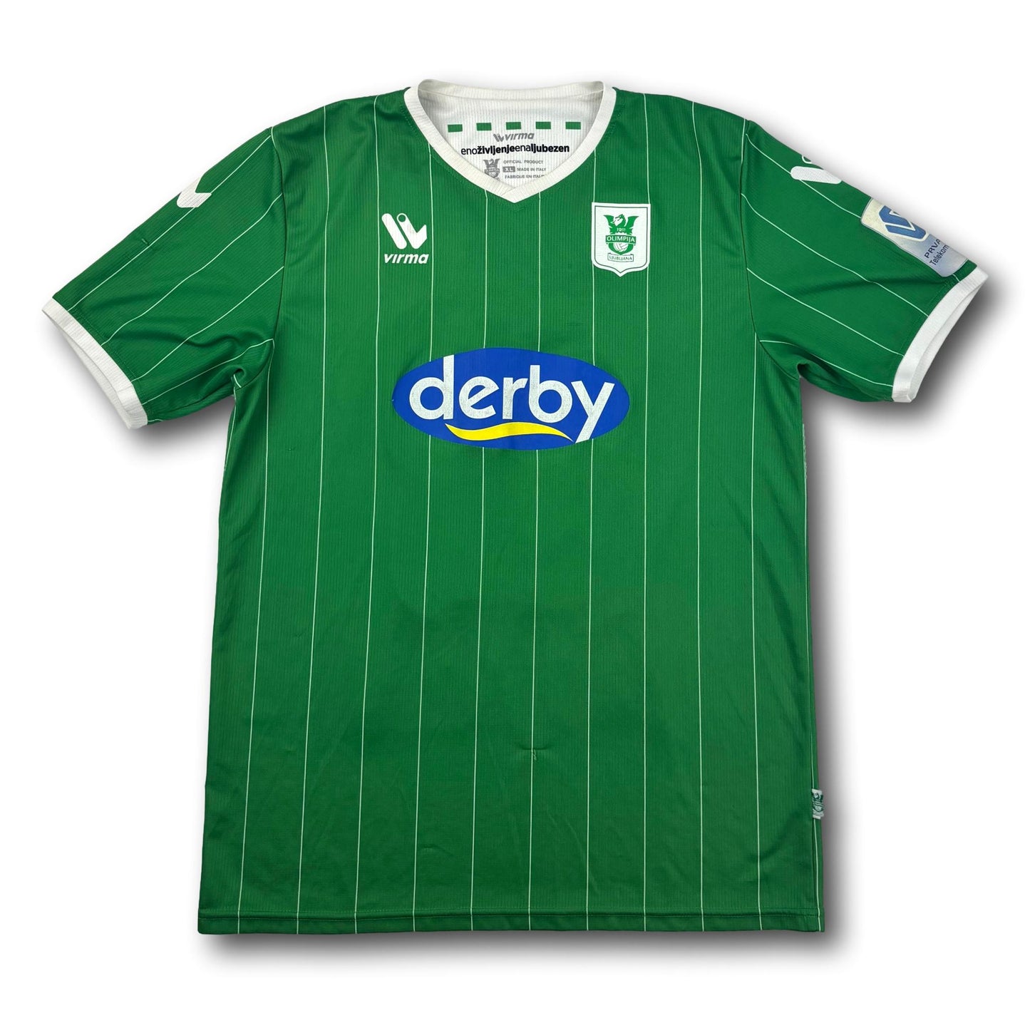 NK Olimpija Ljubljana - 2013-14 - Matchworn - Domicile - XL - virma - Mitrović #32