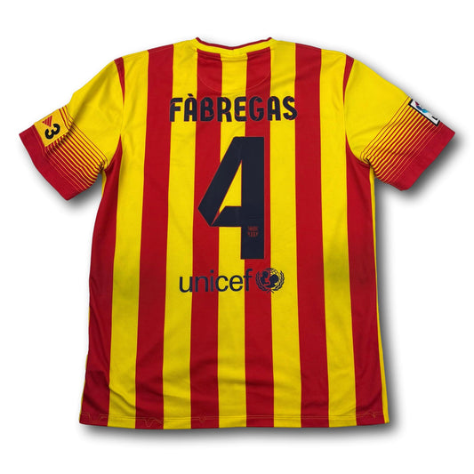 FC Barcelone - 2013-14 - Extérieur - L - Nike - Fàbregas #4