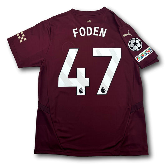 Manchester City - 2024-25 - Troisième maillot - XL - Puma - Foden n° 47