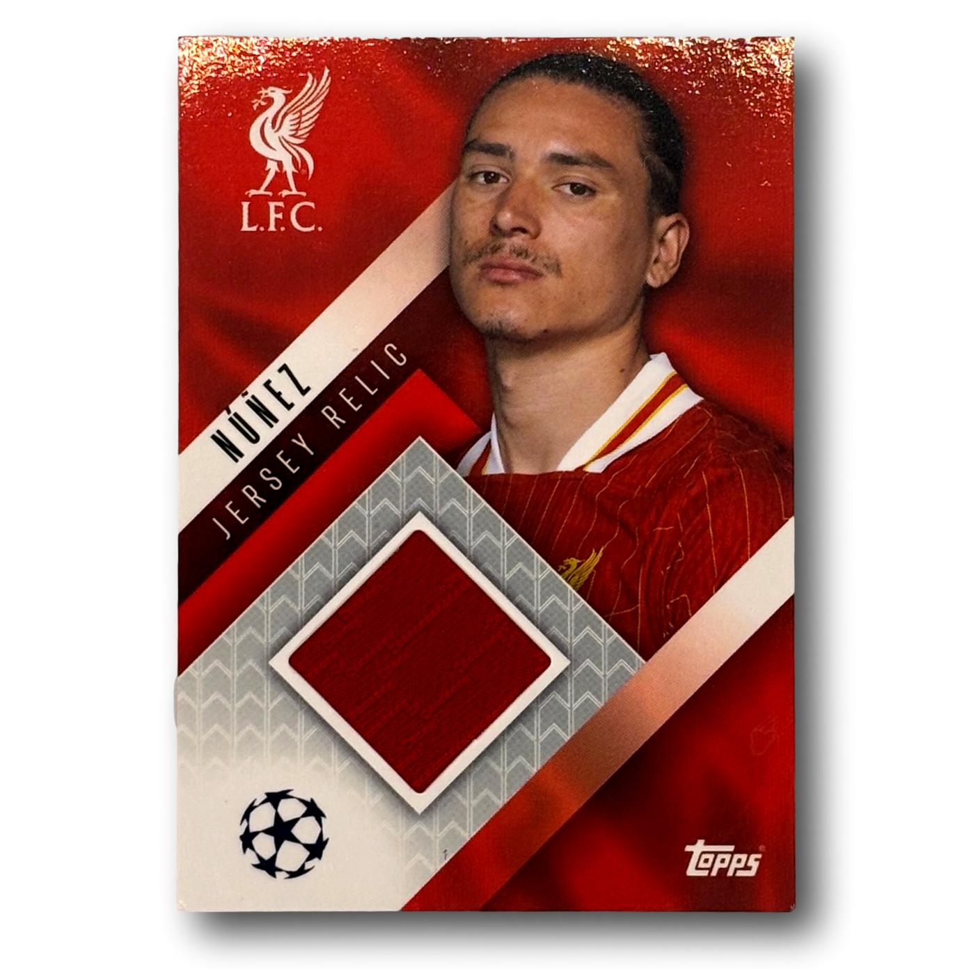 Topps Match Attax 2024/25 - Jersey Relic Card - Darwin Núñez