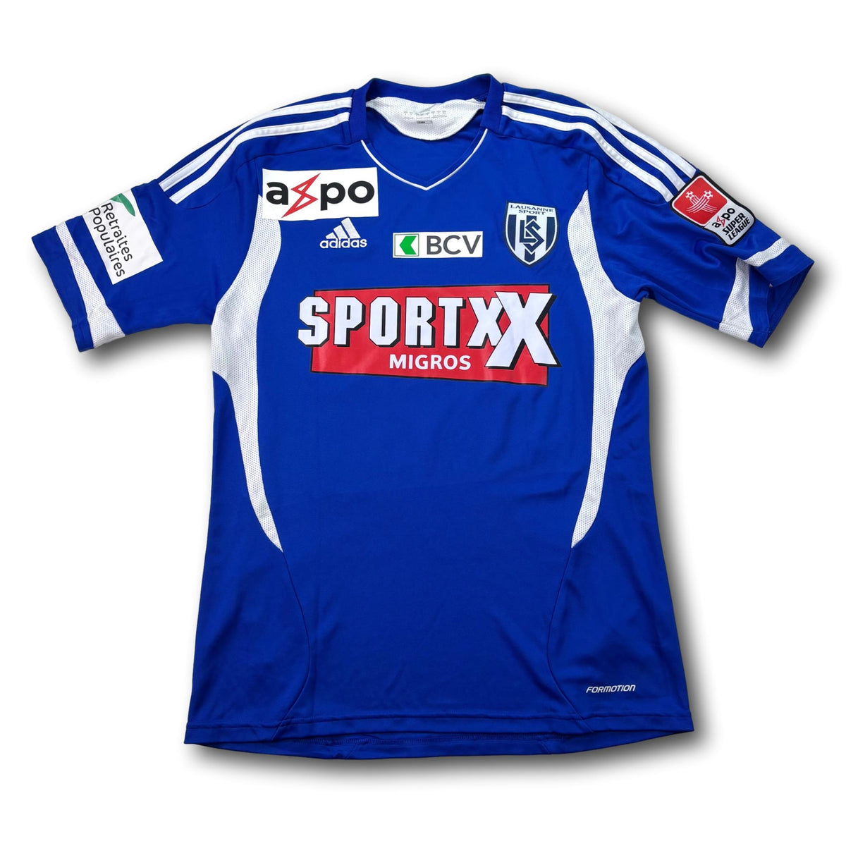 FC Lausanne-Sport - 2011-12 - Match-worn - Home - M - adidas - Khelifi #23