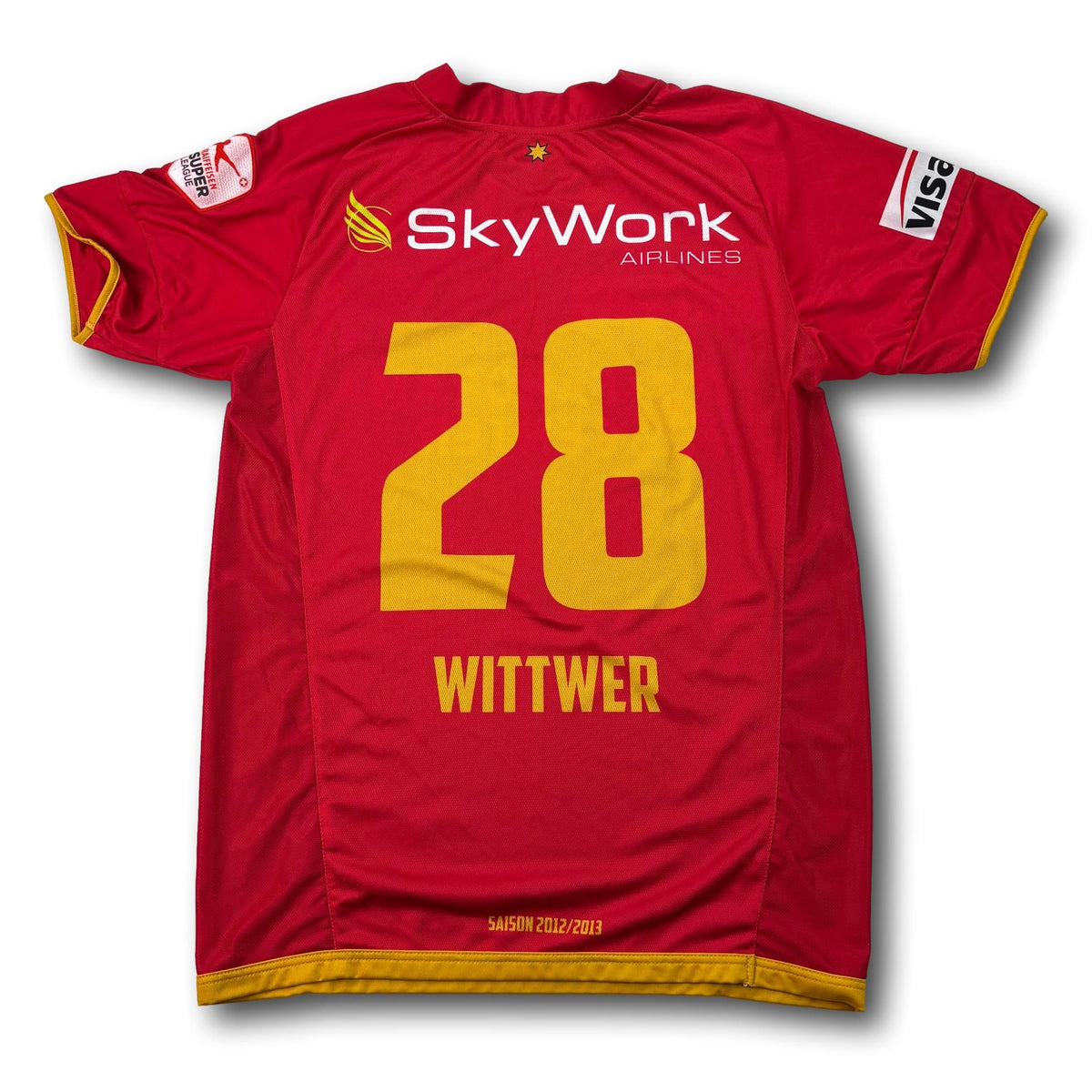 FC Thoune - 2012-13 - Porté en match - Domicile - S - Erima - Wittwer #28