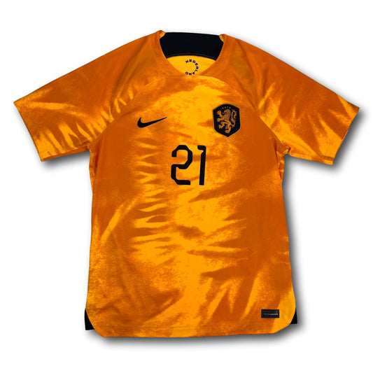Netherlands - 2022-23 - Home - M - Nike - F. De Jong #21