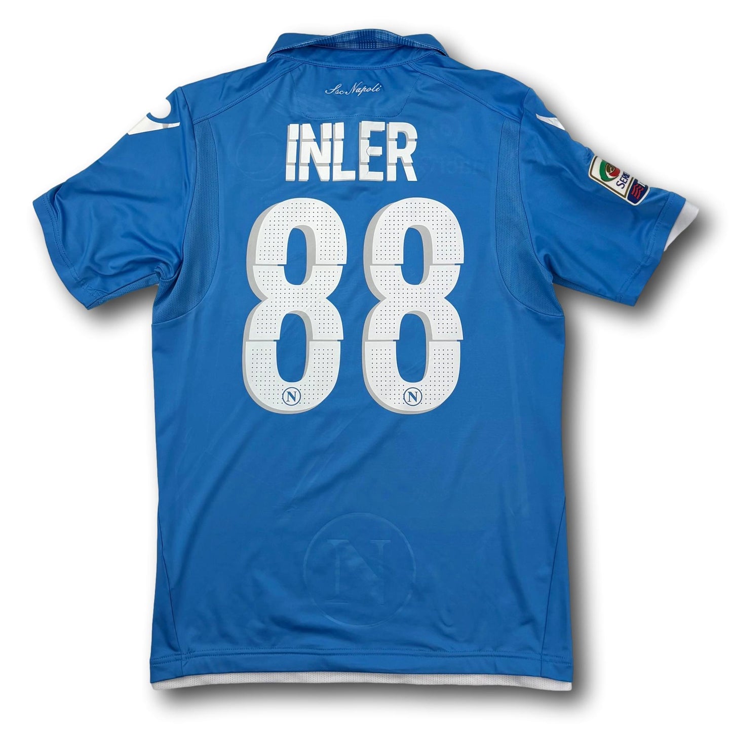 SSC Napoli - 2013-14 - Matchworn - Heim - L - Macron - Inler #88