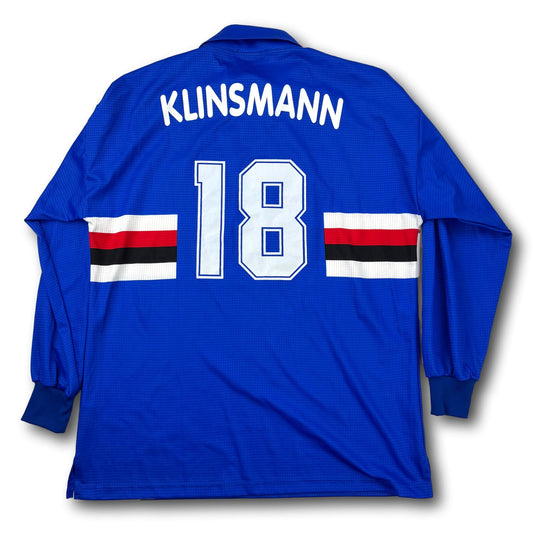UC Sampdoria Genua - 1998-99 - Heim - XXL - asics - Klinsmann #18