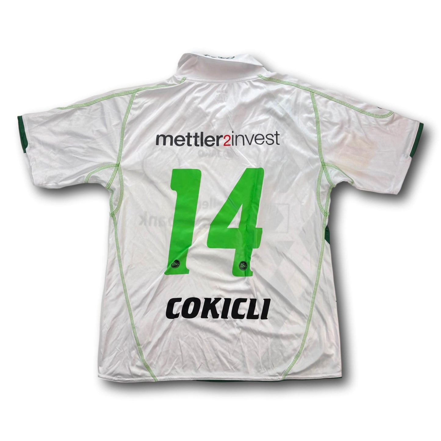 FC Saint-Gall - 2011-12 - Match préparé - Extérieur - S - Jako - Cokicli #14 - signé