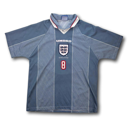 Angleterre - 1996-97 - Extérieur - G - Umbro - Gascoigne #8