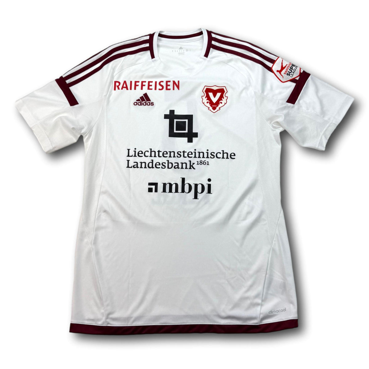 FC Vaduz - 2015-16 - Porté en match - Extérieur - M - adidas - Pergl #5