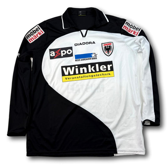 FC Aarau - 2009-10 - Matchworn - Heim - XL - Diadora - Mustafi #22