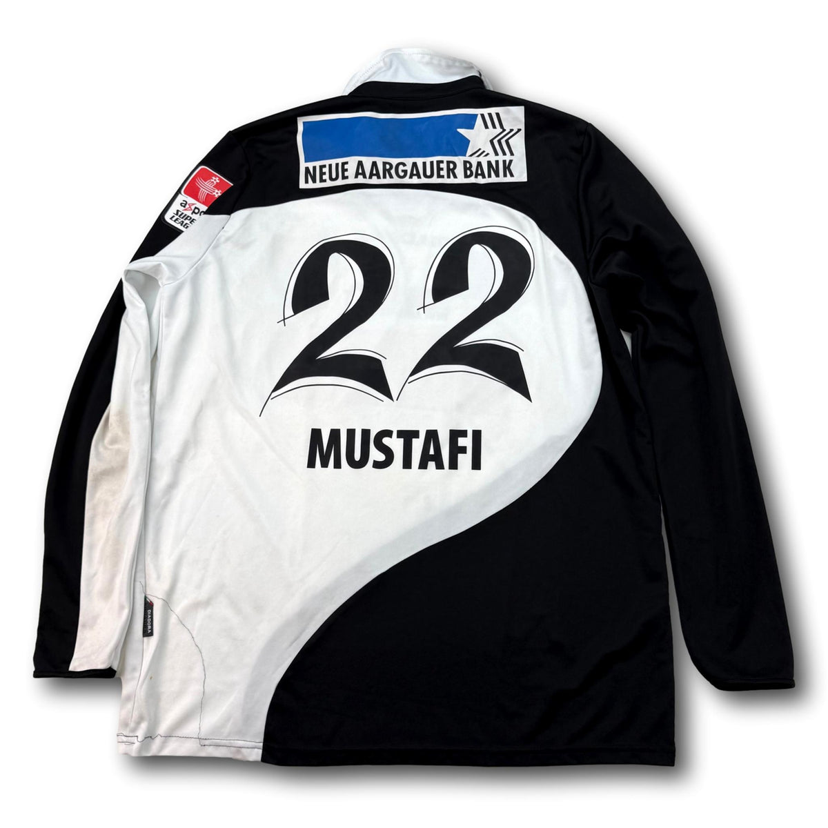 FC Aarau - 2009-10 - Matchworn - Heim - XL - Diadora - Mustafi #22