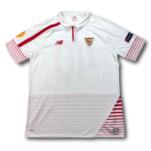 FC Sevilla - 2015-16 - Matchprepared - Heim - XL - New Balance - Fazio #40