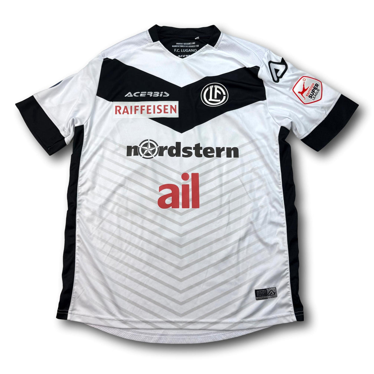 FC Lugano - 2018-19 - Match-worn - Home - L - Acerbis - Sadiku #32
