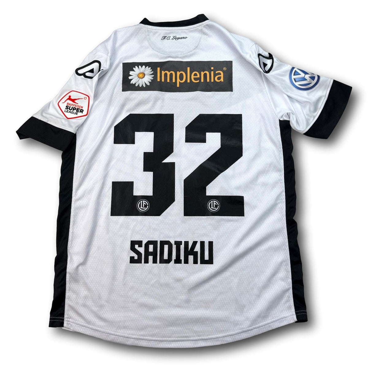 FC Lugano - 2018-19 - Match-worn - Home - L - Acerbis - Sadiku #32