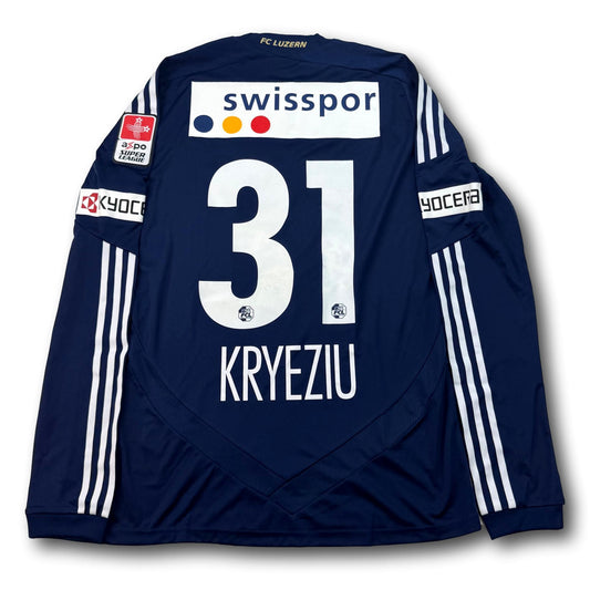 FC Luzern - 2011-12 - Matchworn - Heim - M - adidas - Kryeziu #31