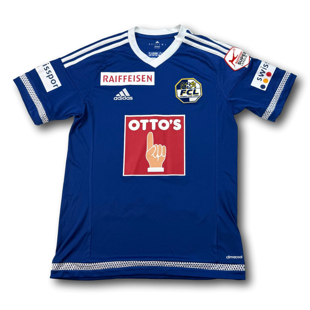 FC Lucerne - 2015-16 - Porté en match - Domicile - S - adidas - Jantscher #10