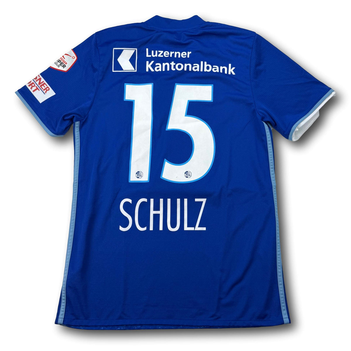 FC Lucerne - 2017-18 - Porté en match - Domicile - L - adidas - Schulz #5