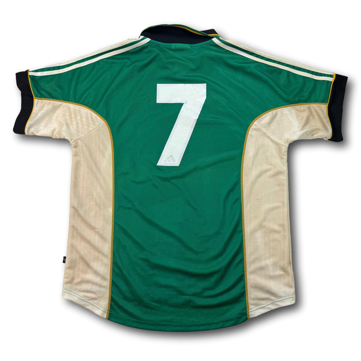 Südafrika - 1999-2002 - Matchworn - Auswärts - L - adidas - #7 - signiert