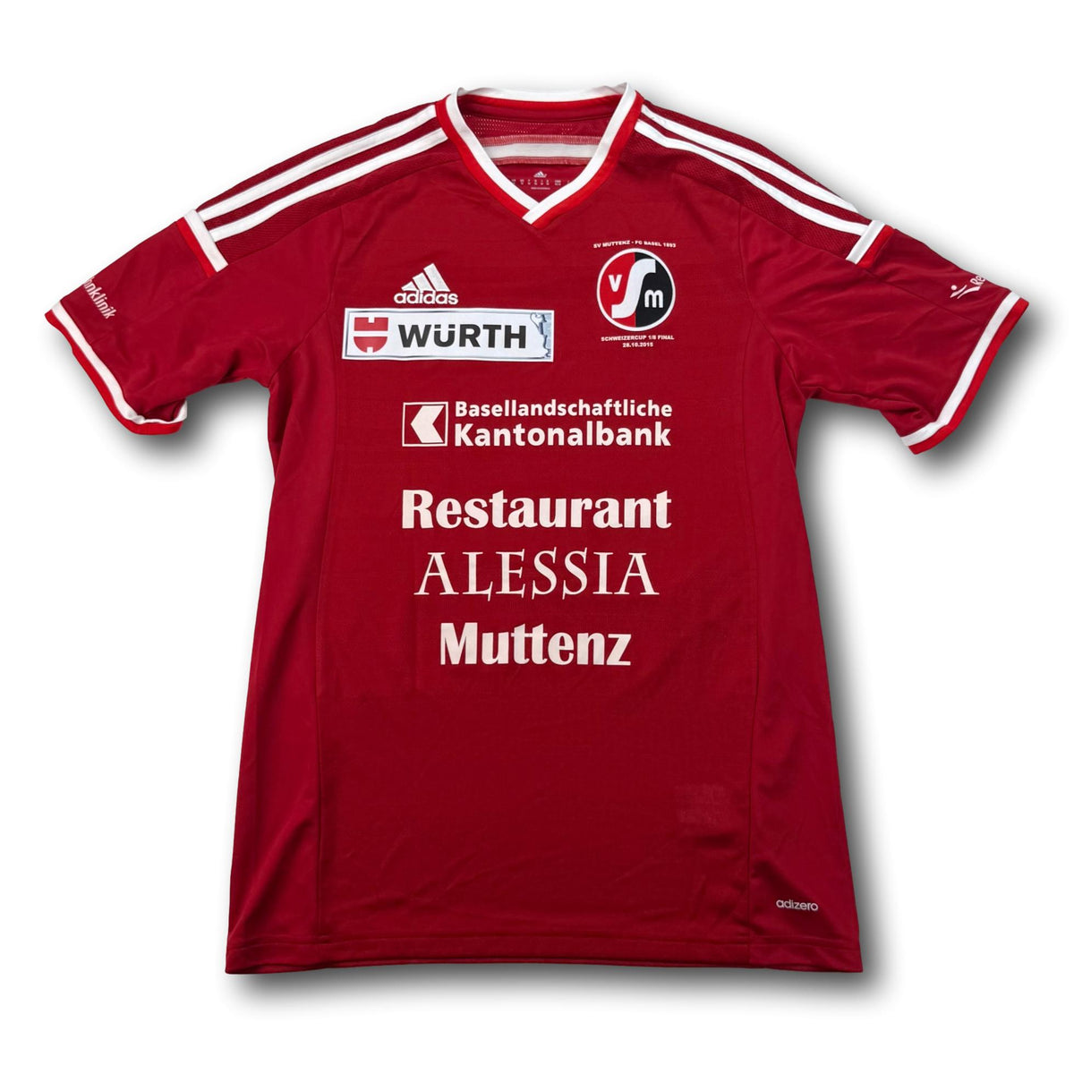 SV Muttenz - 2015-16 - Match-worn - Home - M - adidas - Vögtlin #25