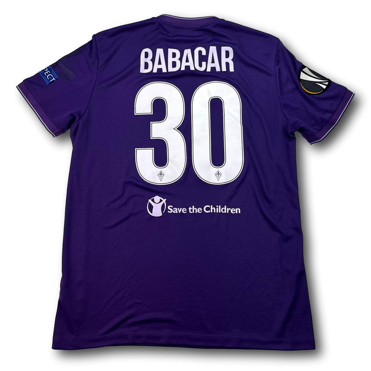 ACF Fiorentina - 2015-16 - Matchworn - Heim - L - Le Coq Sportif - Babacar #30