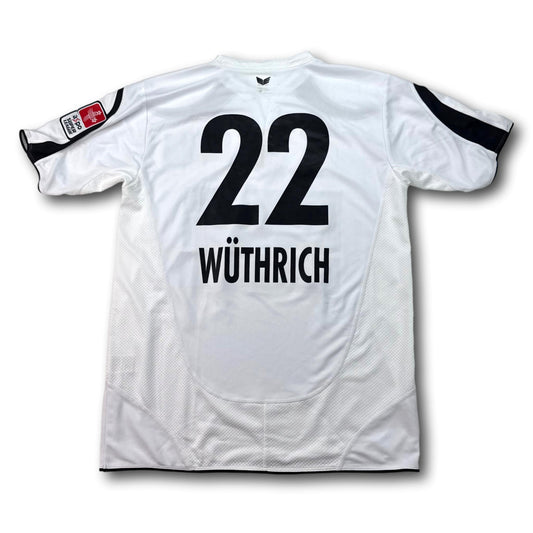 Neuchâtel Xamax - 2009-10 - Porté en match - Extérieur - L - Erima - Wüthrich n° 22