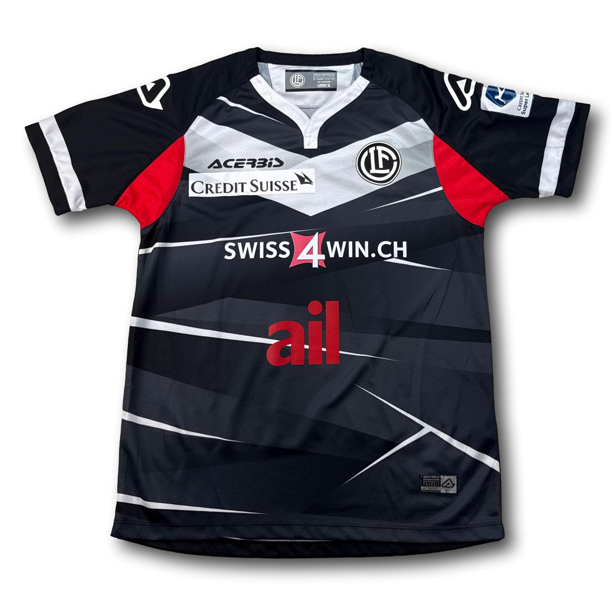 FC Lugano - 2021-22 - Matchworn - Heim - M - Acerbis - Facchinetti #7
