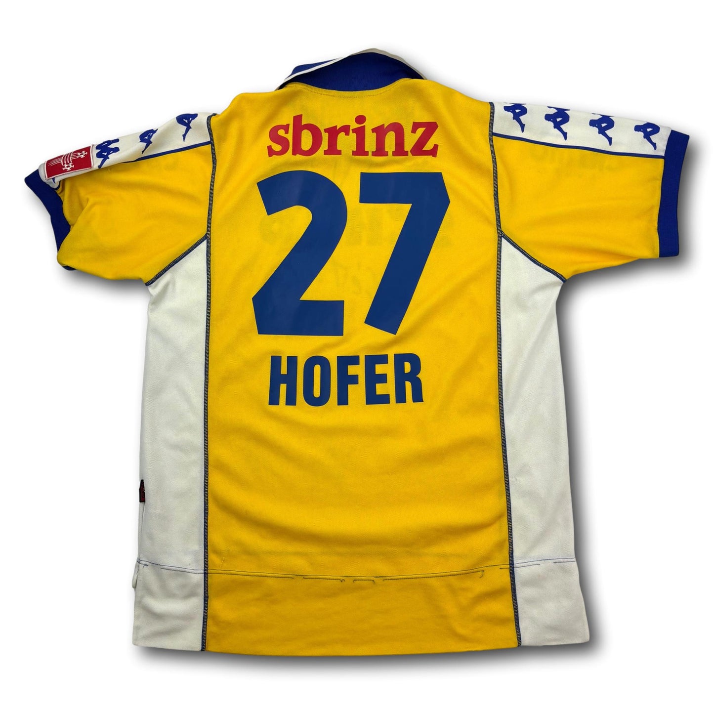FC Lucerne - 2000-01 - Extérieur - L - Kappa - Hofer #27 - signé