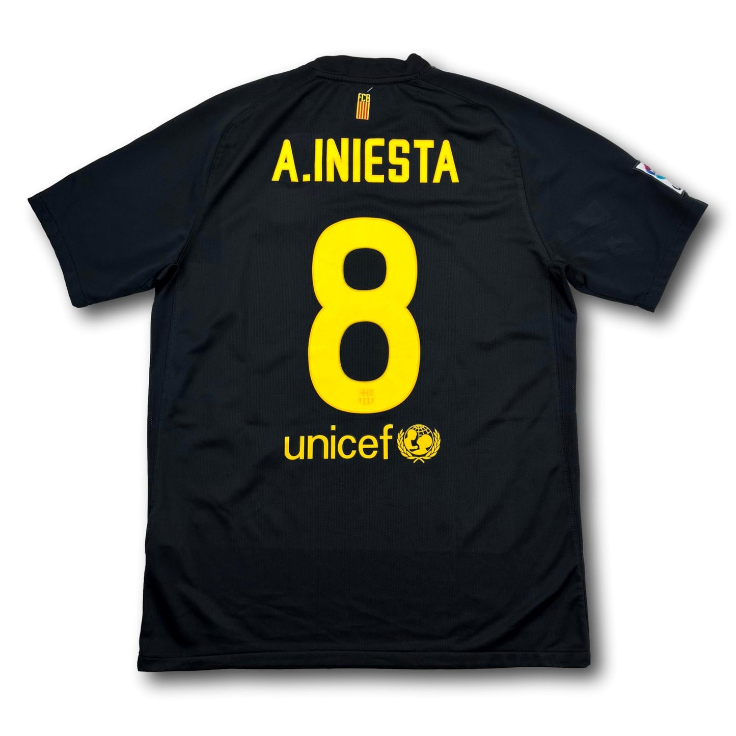FC Barcelone - 2011-12 - Extérieur - L - Nike - A. Iniesta #8