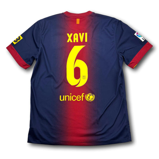FC Barcelona - 2012-13 - Home - L - Nike - Xavi #6