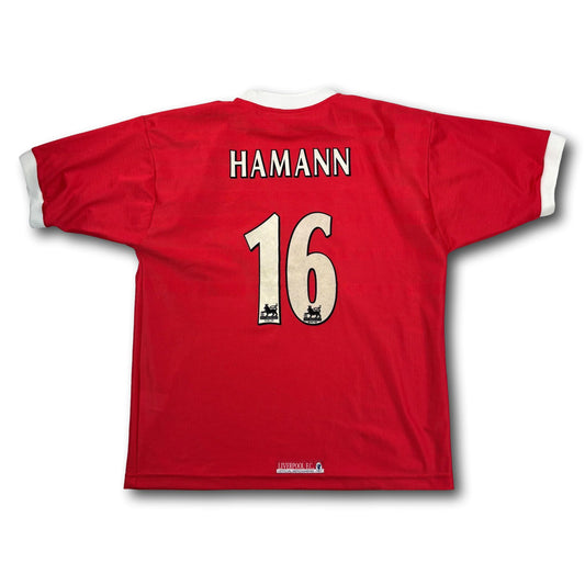 Liverpool FC - 1998-00 - Home - XXL - Reebok - Hamann #16