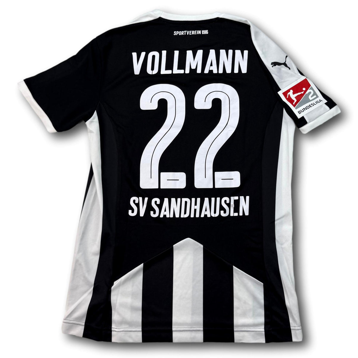 SV Sandhausen - 2017-18 - Match-worn - Home - M - Puma - Vollmann #22