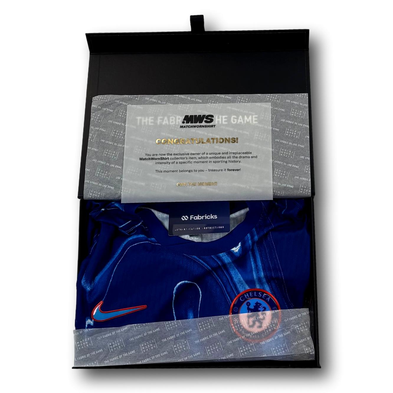 Chelsea FC - 2024-25 - Matchworn - Heim - M - Nike - Madueke #11 - inkl. Box und Zertifikat