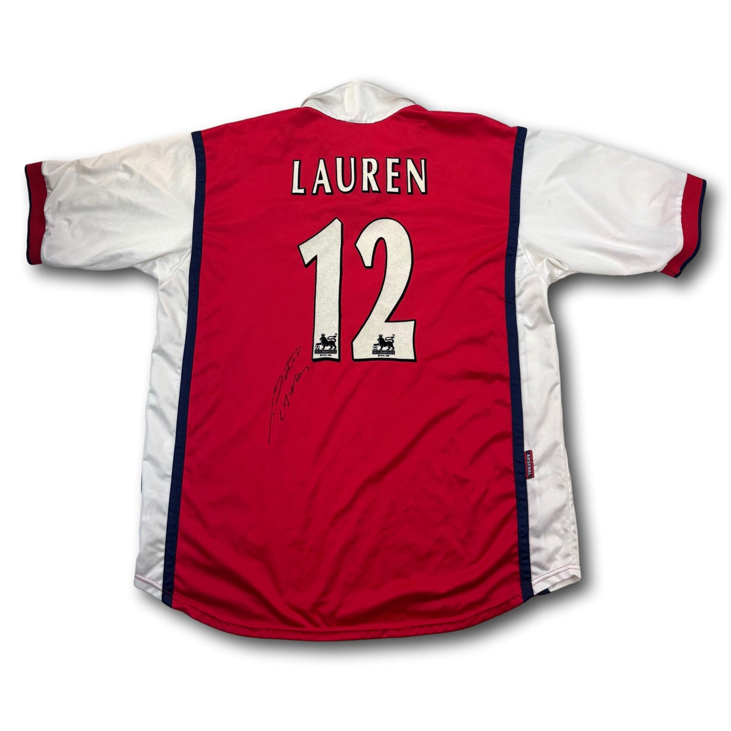 FC Arsenal - 1999-2000 - Heim - XL - Nike - Lauren #12 - signiert