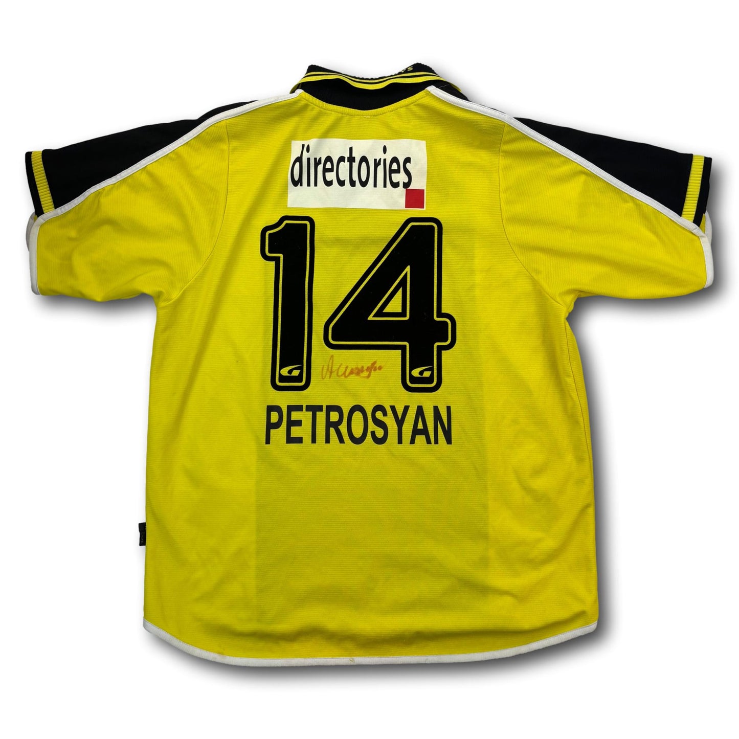 BSC Young Boys - 2001-02 - Home - L - Gems - Petrosyan #14 - signed