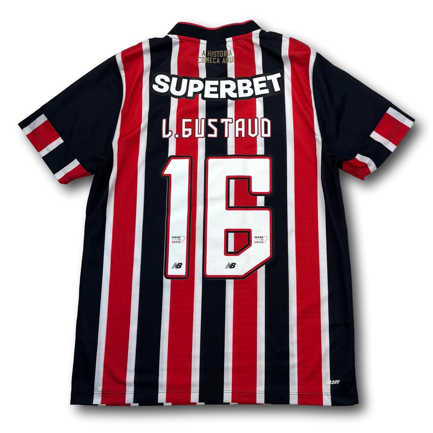 São Paulo FC - 2024 - Auswärts - M - New Balance - L. Gustavo #16