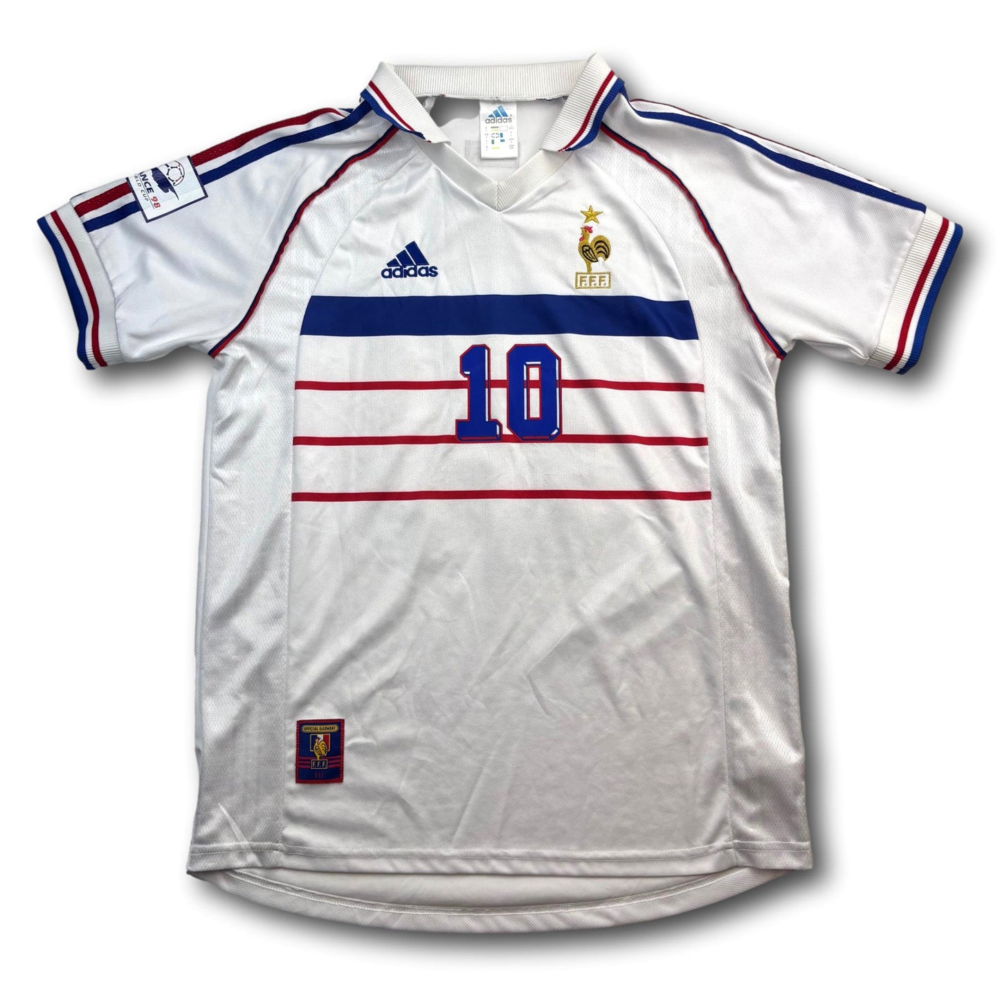 Frankreich - 1998 - Auswärts - L - adidas - Zidane #10