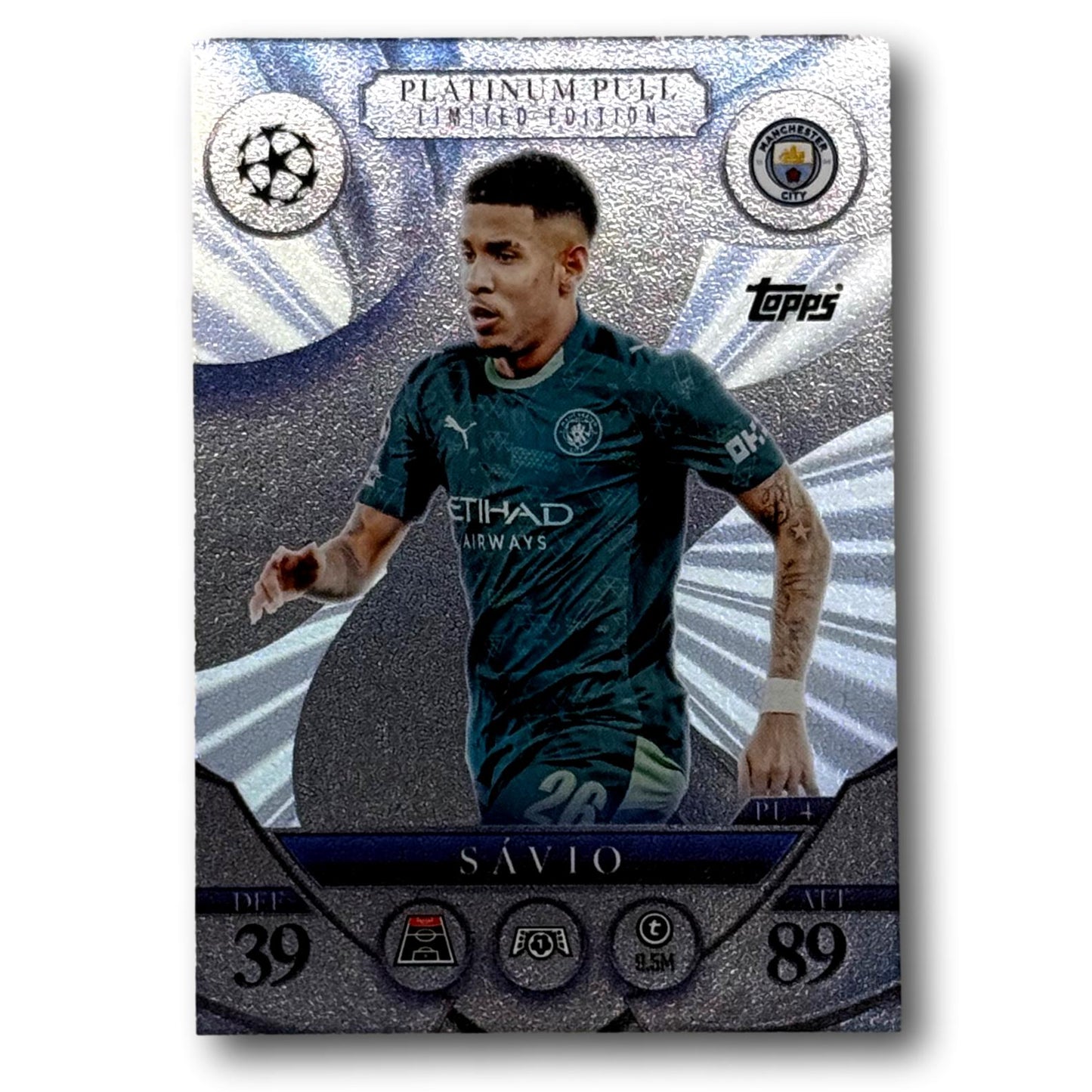 Topps Match Attax 2025/26 - Platinum Pull Limited Edition - Sávio