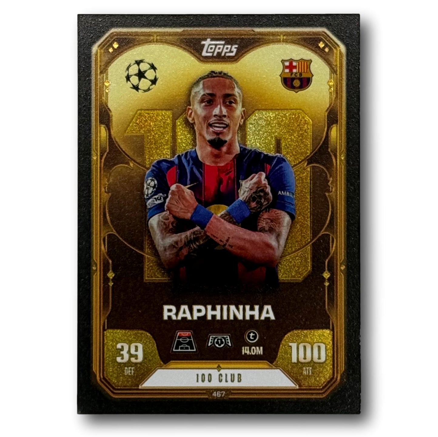 Topps Match Attax 2025/26 - 100 Club - Raphinha