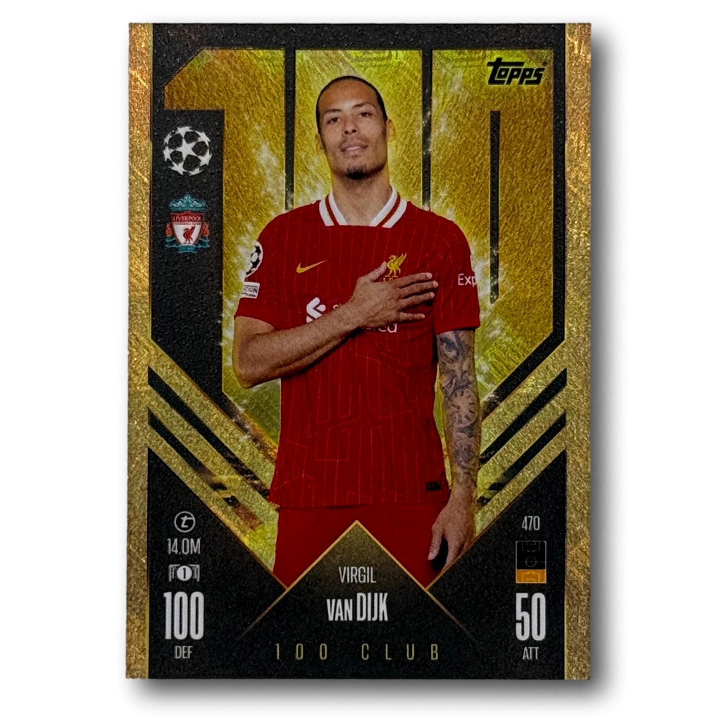Topps Match Attax 2024/25 - 100 Club - Virgil van Dijk
