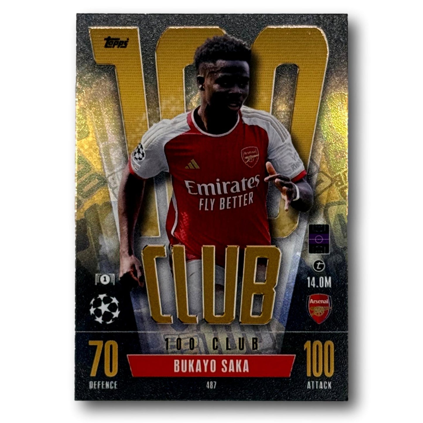 Topps Match Attax 2023/24 - 100 Club - Bukayo Saka