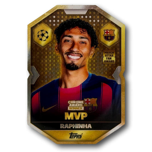 Topps Match Attax 2024/25 - Chrome Award Winner - MVP - Raphinha