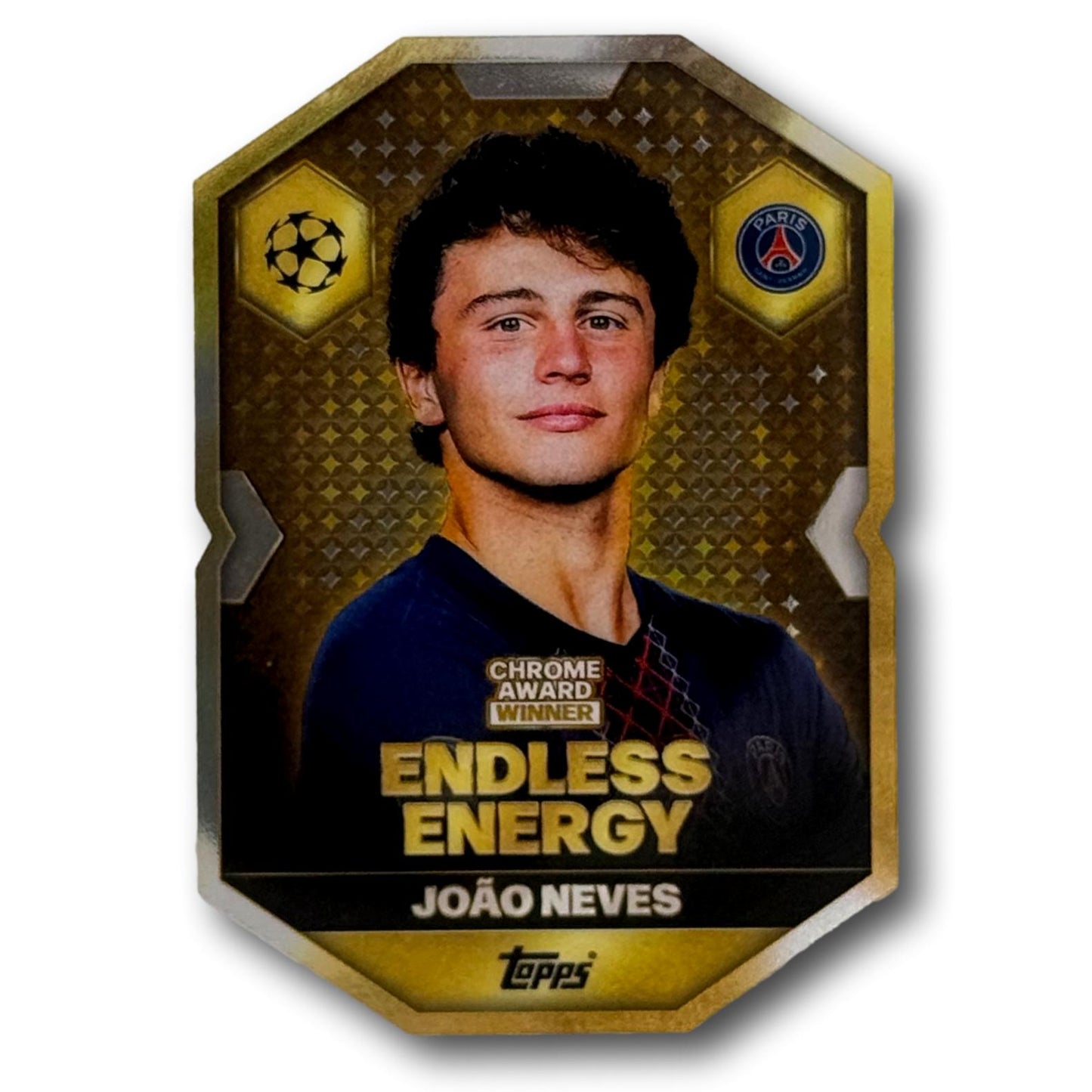 Topps Match Attax 2025/26 - Lauréat du Chrome Award - Énergie Infinie - João Neves