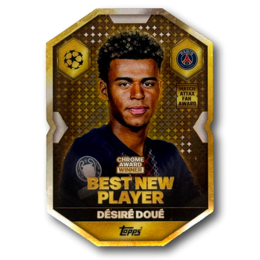 Topps Match Attax 2025/26 - Chrome Award Winner - Best New Player - Désiré Doué