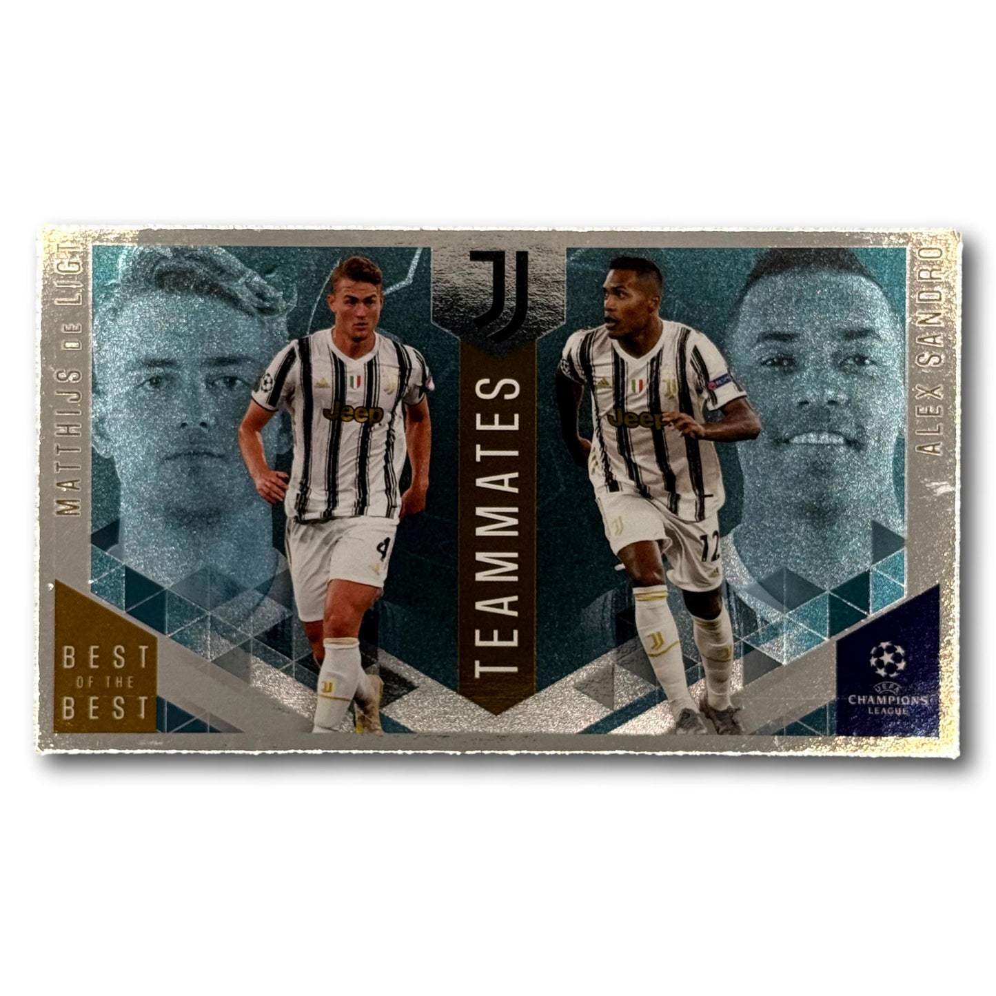 Topps UEFA Best of the Best 2020/21 - Coéquipiers - Alex Sandro et Matthijs de Ligt