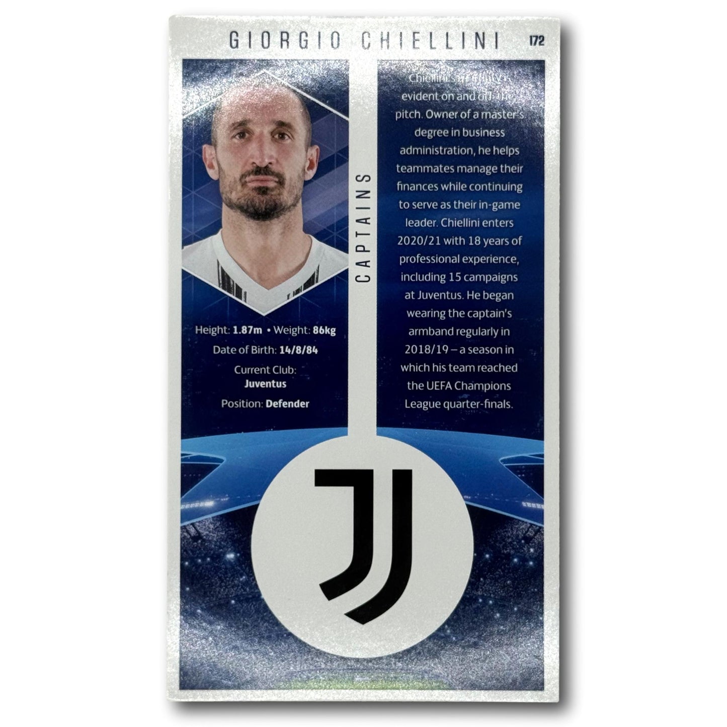 Topps UEFA Best of the Best 2020/21 - Capitaines - Giorgio Chiellini
