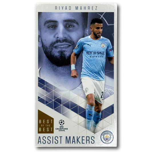 Topps UEFA Best of the Best 2020/21 - Meilleurs passeurs - Riyad Mahrez