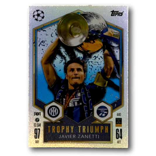 Topps Match Attax 2024/25 - Trophy Triumph - Javier Zanetti