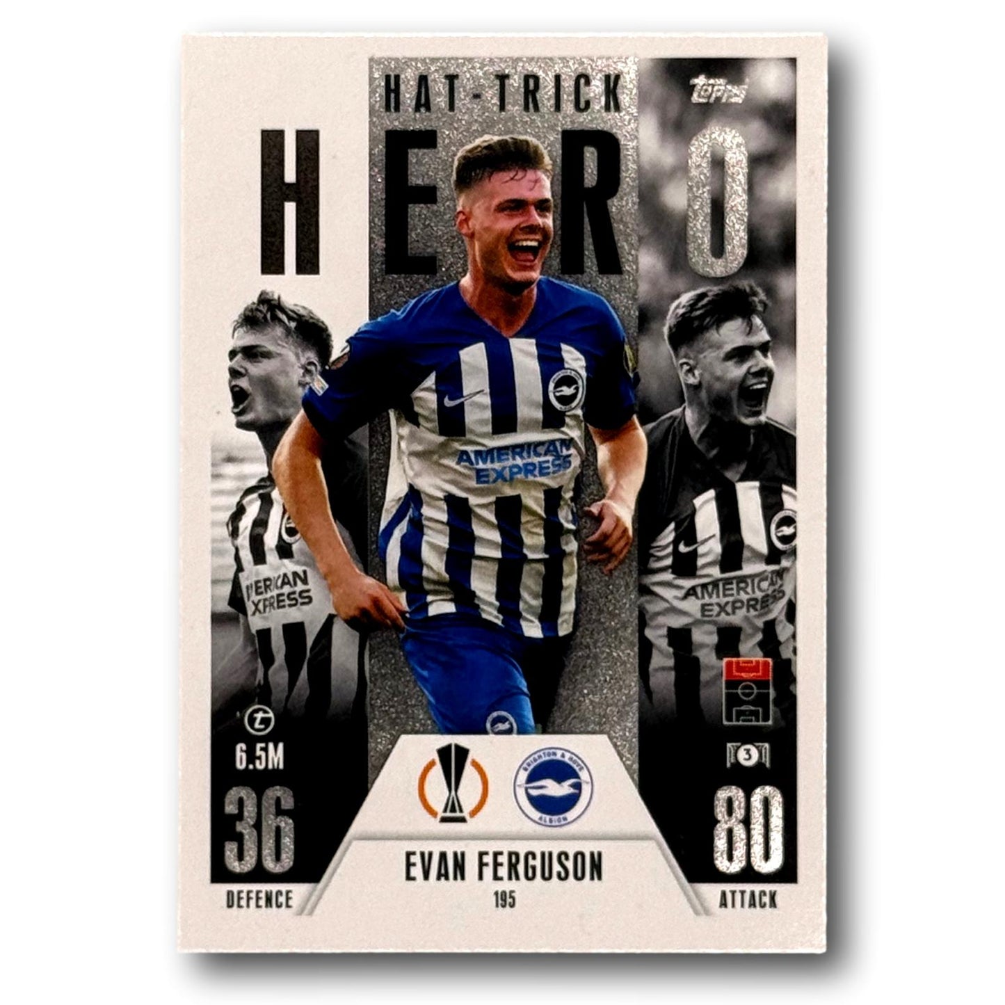 Topps Match Attax 2023/24 - Hat-Trick Hero - Evan Ferguson
